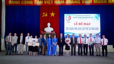 KTCC tổ chức Lễ Bế mạc Hội giảng Nhà giáo lần thứ III năm 2022