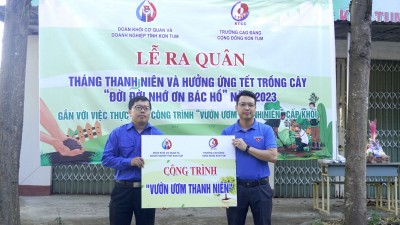 Lễ ra quân Tháng Thanh niên và hưởng ứng Tết trồng cây “Đời đời nhớ ơn Bác Hồ” năm 2023