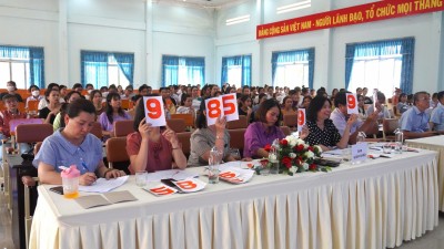 Hội thi nghiệp vụ sư phạm cho sinh viên các lớp Giáo dục mầm non