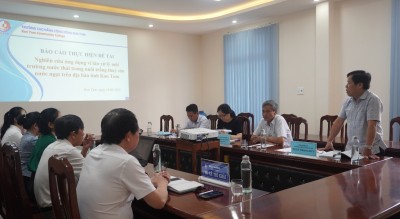 KTCC có buổi tiếp và làm việc với Đoàn kiểm tra Sở Khoa học và Công nghệ tỉnh Kon Tum