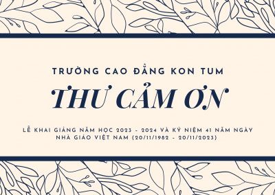 Màu kem và Xanh hải quân Tán lá Viền Chia buồn Cảm ơn Bạn Thiệp