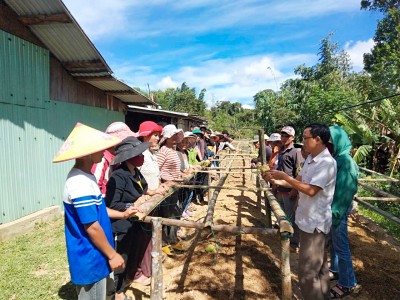 CĐKT triển khai mô hình “Dân vận khéo” tại thôn Kon Plông thuộc xã Hiếu, huyện Kon Plông