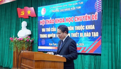 CĐKT tổ chức Hội thảo khoa học chuyên đề “Vai trò của các bộ môn thuộc khoa trong nhiệm vụ tự làm thiết bị đào tạo”