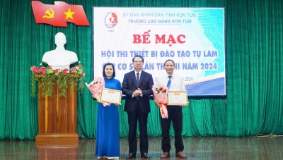 BẾ MẠC HỘI THI THIẾT BỊ ĐÀO TẠO TỰ LÀM CẤP CƠ SỞ LẦN THỨ III NĂM 2024