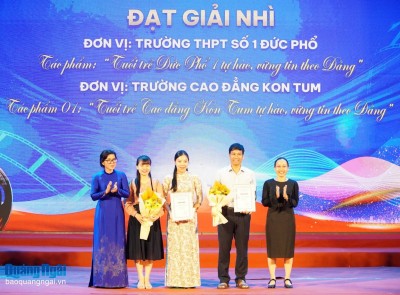 CĐKT tham gia buổi công diễn và trao giải thưởng Cuộc thi video clip tuyên truyền Đại hội đại biểu...