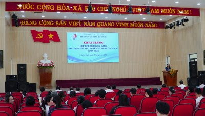 Trường Cao đẳng Kon Tum khai giảng lớp bồi dưỡng kỹ năng Ứng dụng Trí tuệ nhân tạo trong dạy học – Năm 2025