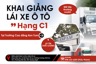 KHAI GIẢNG LÁI XE C1