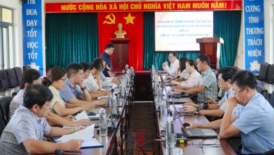 Buổi làm việc giữa CĐKT với đoàn giám sát chương trình mục tiêu quốc gia giảm nghèo bền vững tỉnh quảng ngãi năm 2025