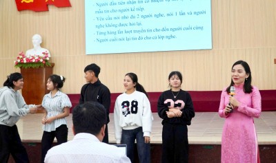 HSSV Trường Cao đẳng Kon Tum tham gia Lớp tập huấn Kỹ năng mềm