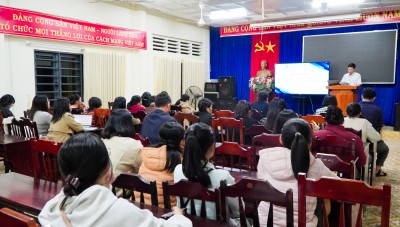 CĐKT KHAI GIẢNG LỚP BỒI DƯỠNG TIẾNG DÂN TỘC THIỂU SỐ BA NA (BAHNAR)