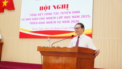 Hội nghị tổng kết công tác tuyển sinh và nhà giáo chủ nhiệm lớp năm 2025, triển khai nhiệm vụ năm 2026