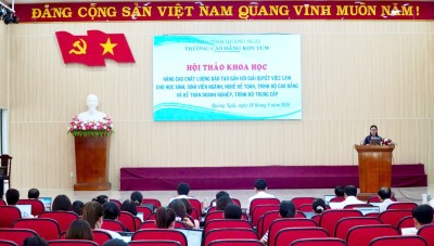 Hội thảo khoa học “Nâng cao chất lượng đào tạo gắn với giải quyết việc làm cho HSSV