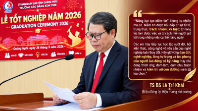 CĐKT long trọng tổ chức Lễ tốt nghiệp năm 2026