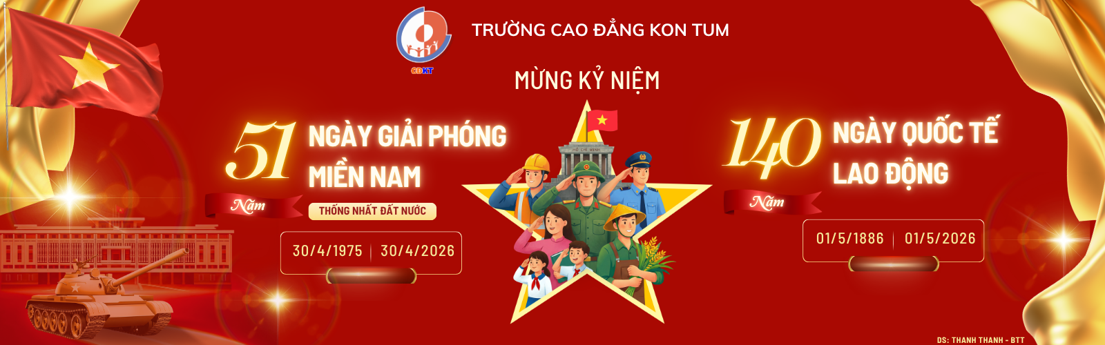 Chào mừng 30-4 và 1-5